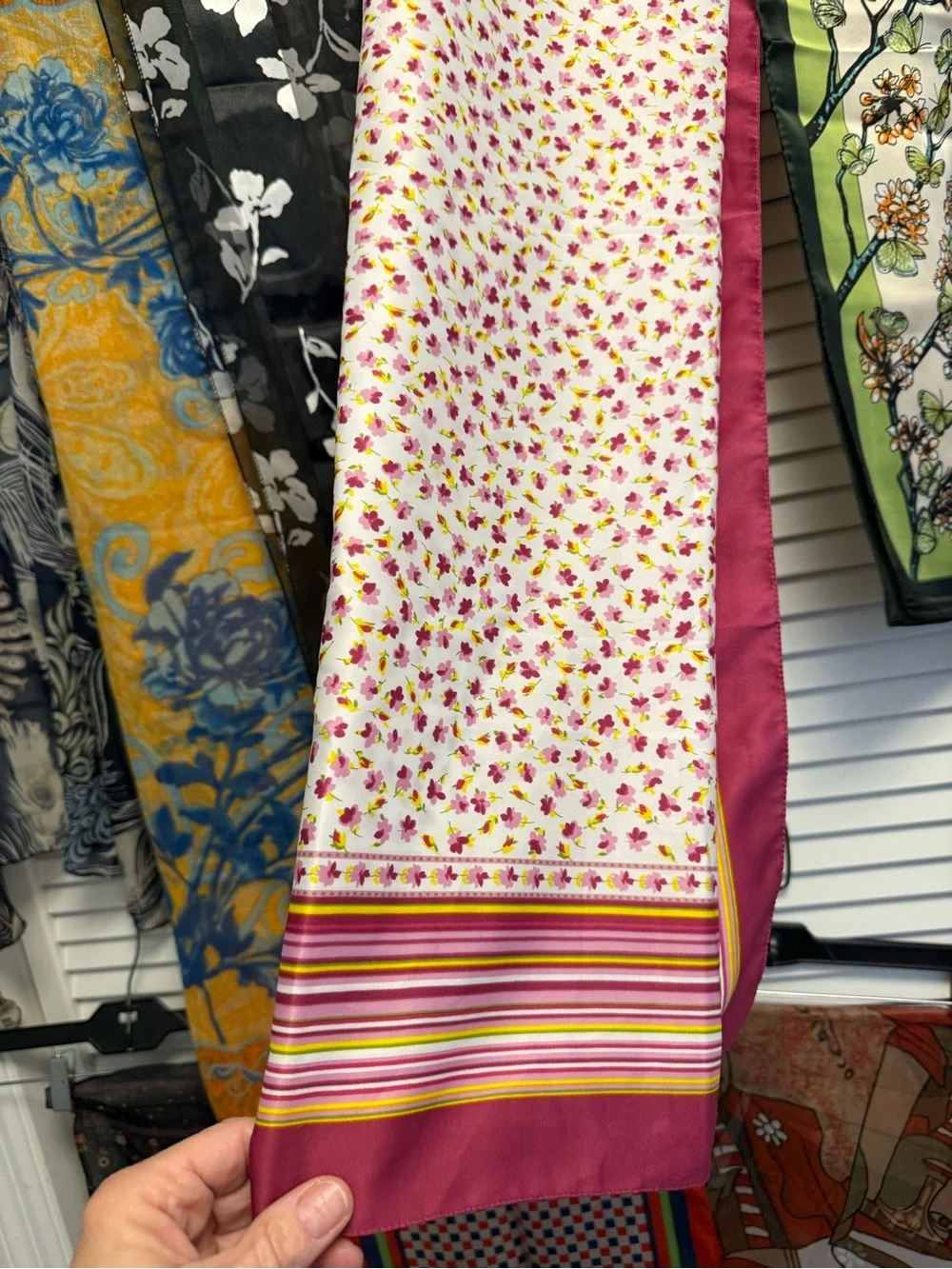 Bundle of 10 Assorted Floral and Patterned Scarves and Caftan